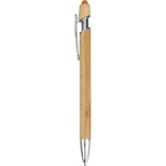 stylo_bambou_tactile_clip_metal_orange