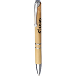 stylo_bambou_encre_noire_clip_metal_logo
