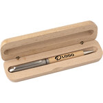 coffret_stylo_bille_hetre_logo