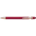 stylo_bille_aluminium_tactile_cuivre_rouge