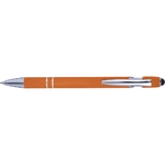 stylo_metal_gomme_tactile_orange