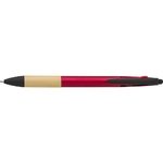 stylo_triple_mine_bambou_rouge