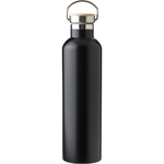 bouteille_inox_1L_avec_bouchon_bambou_noir