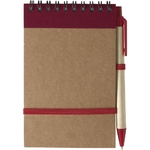 bloc_notes_kraft_spirale_avec_stylo_rouge