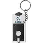porte-cles_lampe_LED_jeton_chariot_logo