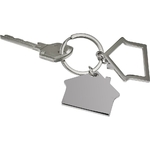 porte-cles_metal_maison_argente_cle
