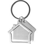 porte-cles_metal_maison_argente_avant