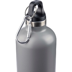 gourde_inox_recycle_500_ml_avec_mousqueton_gris_mousqueton