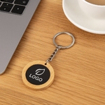 porte-cles_rond_bambou_acier_logo_ambiance