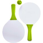 set_de_2_raquettes_de_plage_avec_balle_vert