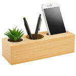 station_de_bureau_bois_gravee_avec_espace_plante
