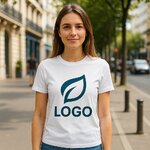 t-shirt-femme-blanc-slim-personnalise-logo-ambiance