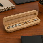 coffret-stylo-bille-hetre-logo-ambiance