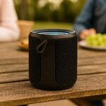 enceinte-bluetooth-exterieure-effet-lumineux-logo-ambiance