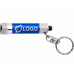 porte_cles_lampe_led_design_aluminium_bleu_logo