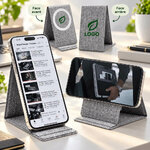 Support de téléphone pliable éco conçu ambiance logo