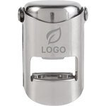 bouchon_a_champagne_en_inox_logo