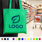 Sac shopping réutilisable en non-tissé 80 gm² ambiance logo couleur
