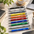 Stylo bille aluminium satiné ambiance logo