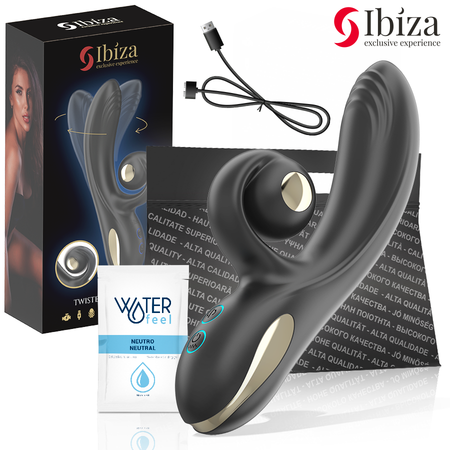 Vibromasseur Twister avec rotations