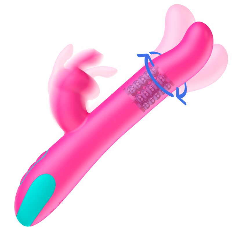Vibromasseur Rabbit avec  rotation