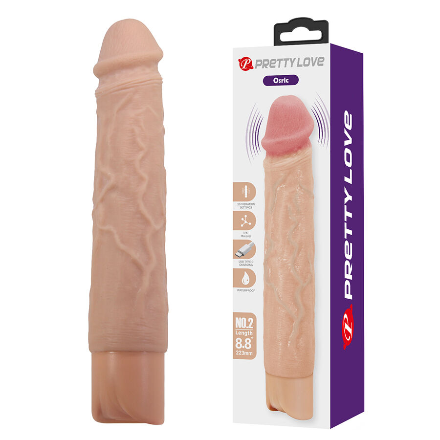 Vibromasseur réaliste rechargeable USB