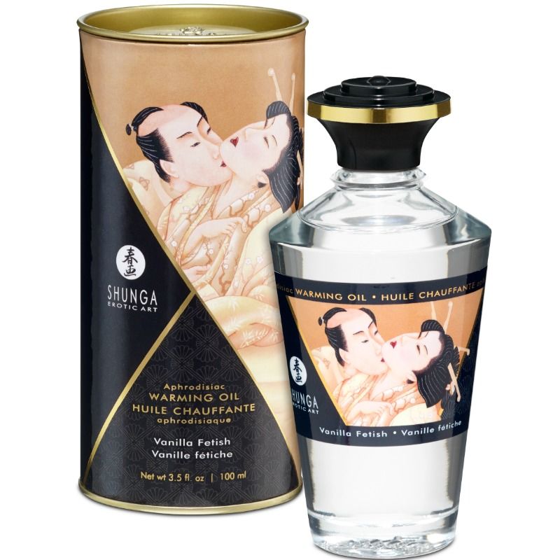 Huile de massage chauffant vanille