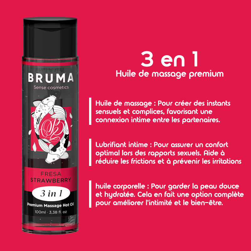 Huile de massage 3 en 1 Bruma