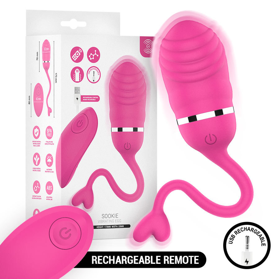 Oeuf vibrant et télécommande
