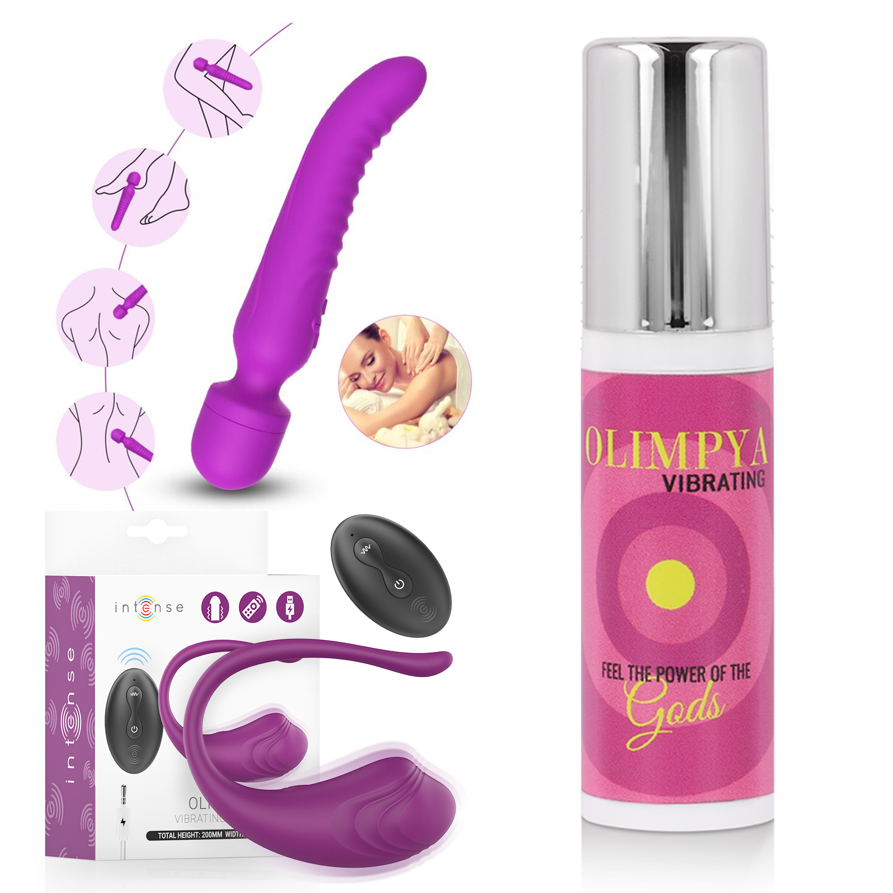 Lot de 3 articles Plaisir féminin