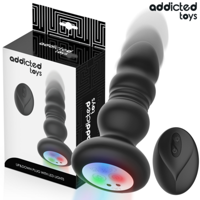 Plug anal vibrant avec led