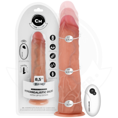 gode avec va et vient 21,5 cm