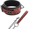 Collier en cuir et laisse BDSM