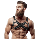 Harnais cuir pour torse homme