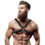 Harnais croisé Bulldog pour homme