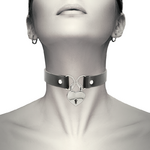 Collier BDSM avec cadenas