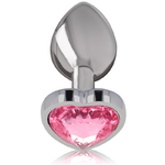 Plug coeur rose
