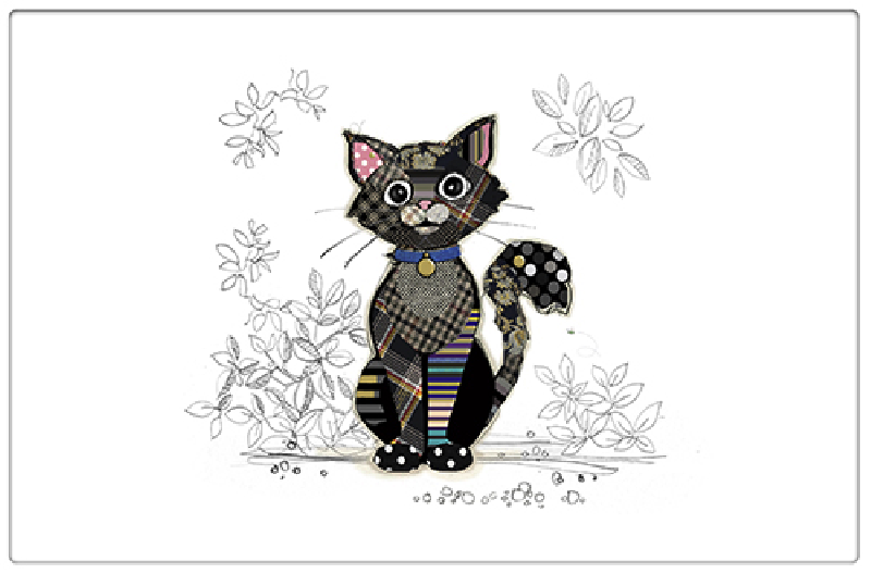 KIUB - SET DE TABLE KOOK CHAT NOIR