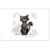 KIUB - SET DE TABLE KOOK CHAT NOIR