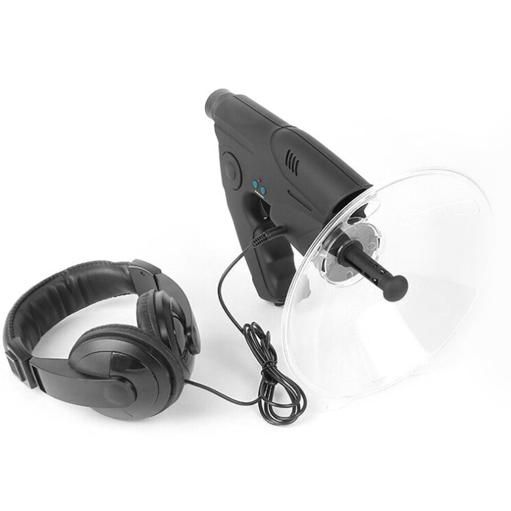 Microphone parabolique avec casque audio