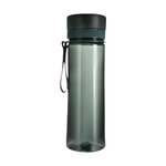 Grüne Wasserflasche mit Abhörmikrofon und Handschlaufe