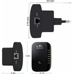 Taille du répéteur Wifi caméra espion