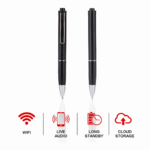 Stylo micro espion WiFi direct live et enregistrement