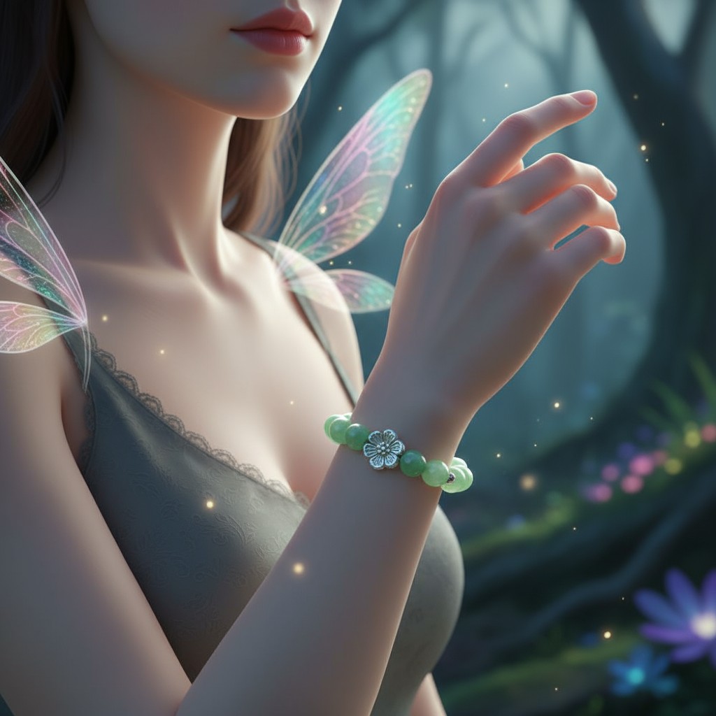 Chant de la rosée (Aventurine + perles résine) 1-1