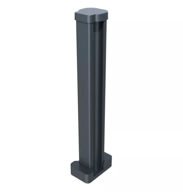 cache platine aluminium.avec poteau