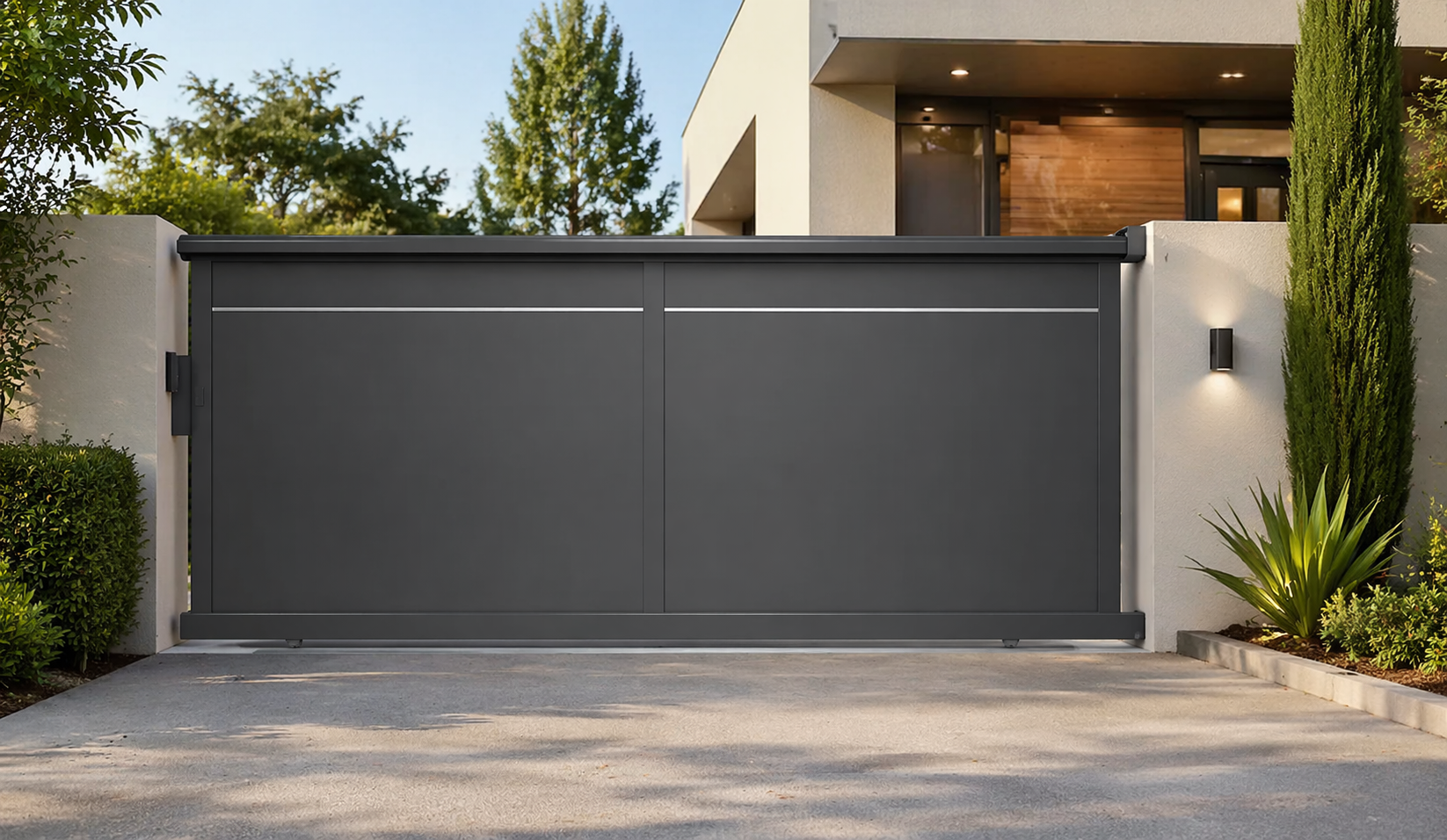 Portail aluminium coulissant Horizon