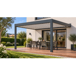 pergola bioclimatique adossée