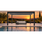 pergola bioclimatique adossée plan.Suncontrol IV Grandlux