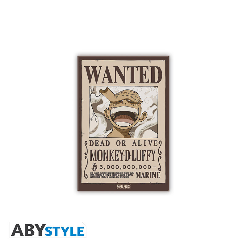 Aimant One Piece Luffy Wanted
