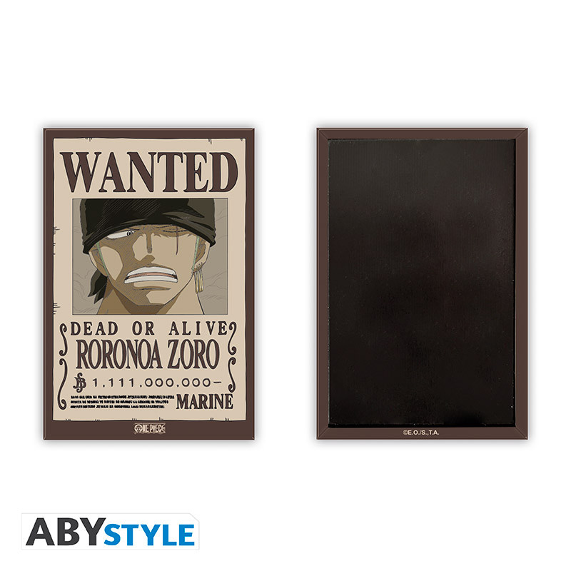 Aimant One Piece Wanted Zoro 2